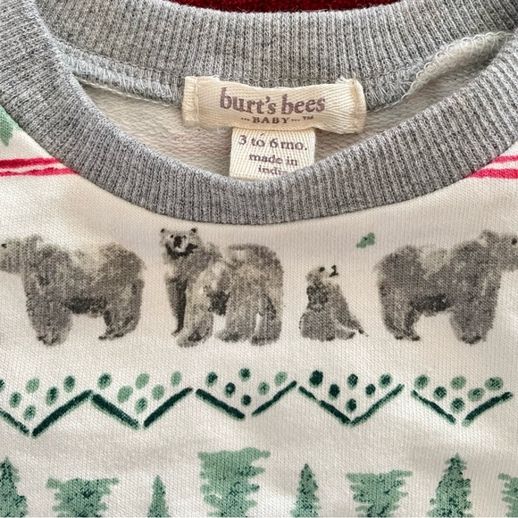 Burt’s Bees Baby PJ’s 3/6 Mos, NWT, GREAT CHRISTMAS GIFT! Organic Cotton - Picture 3 of 7